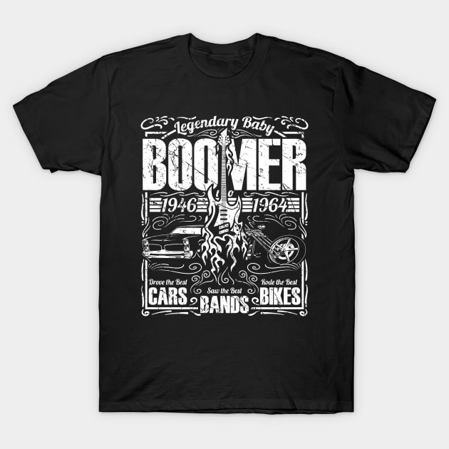 Legendary Baby Boomer Generation T-Shirt by hobrath